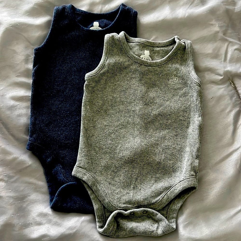 Baby Gap Sleeveless Onesies- bundle of 2